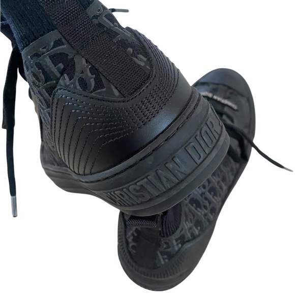 Dior Monogram Black Sneakers - Picture 7 of 12